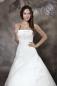 Preview: Klassisch Klar  A-Linie Brautkleid ohne Schleppe Gr.34-58